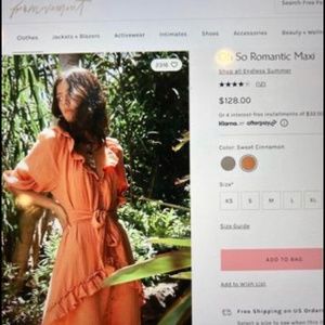 Free people oh so romantic dress